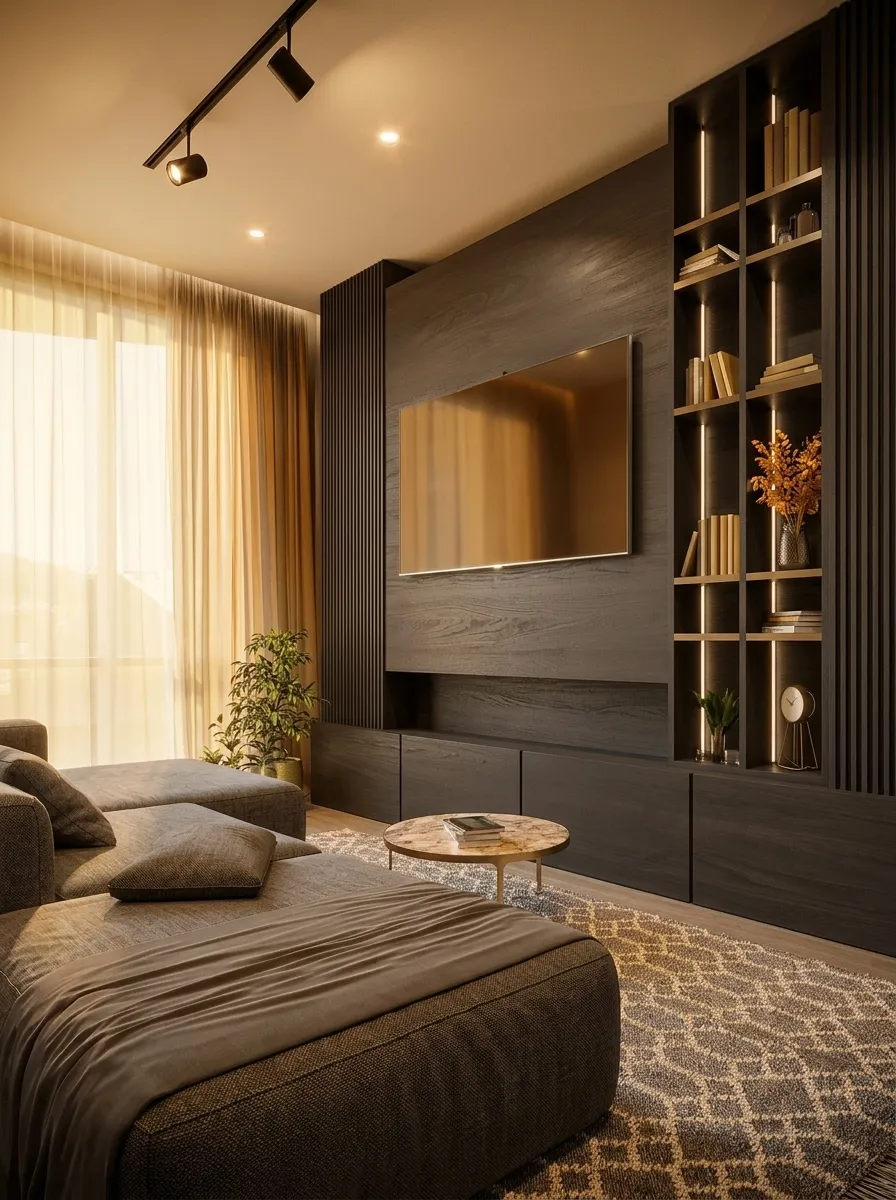 El mismo ambiente tras la remodelación: diseño, materiales y acabados nuevos